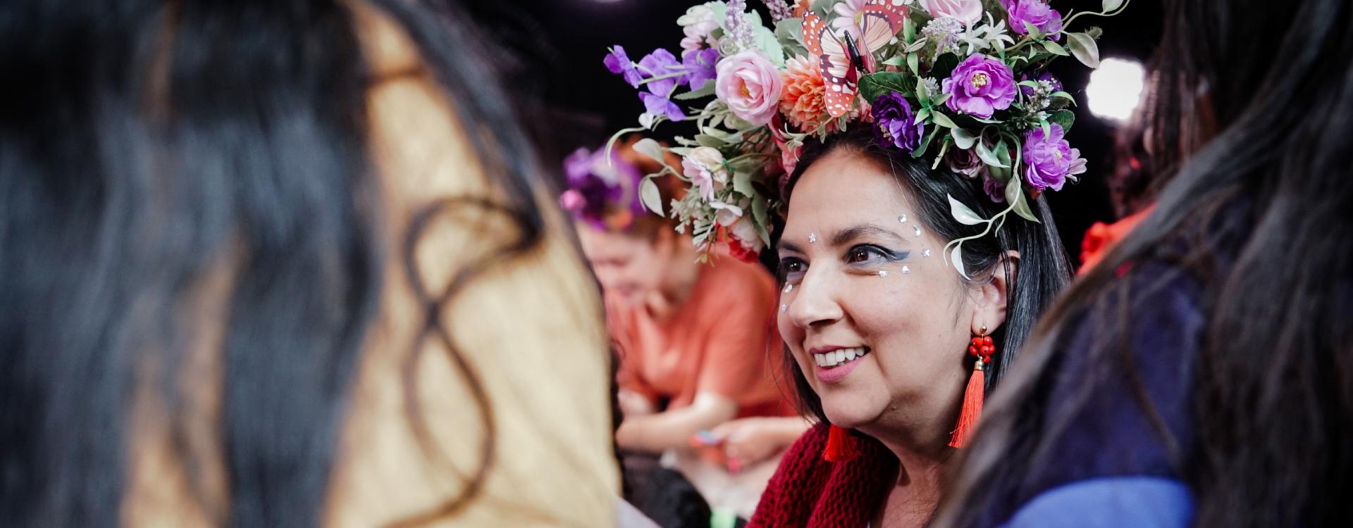 Mujeres integrantes de la hora del cuento