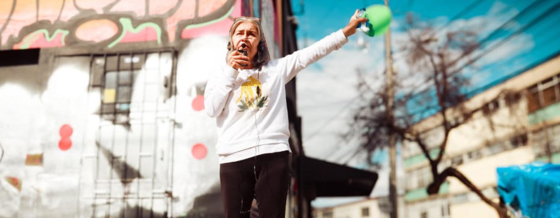 Mujer en Bogotá