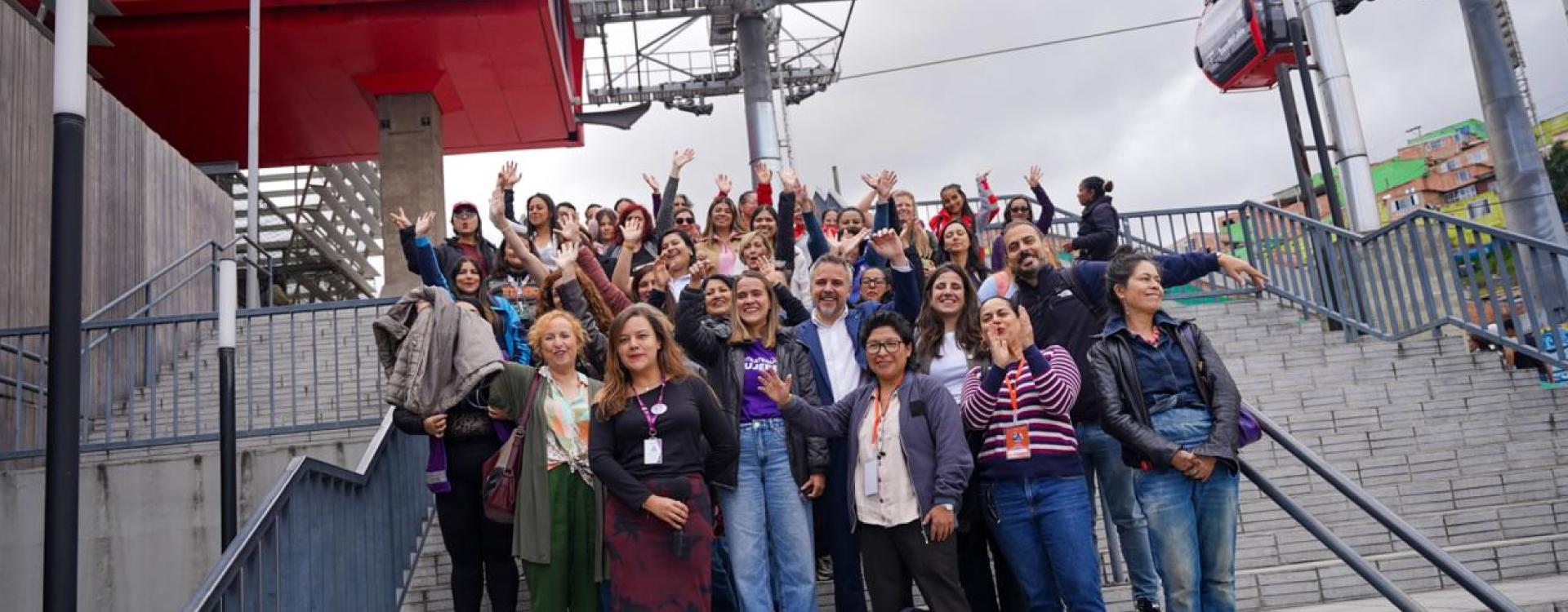 Asistentes al recorrido