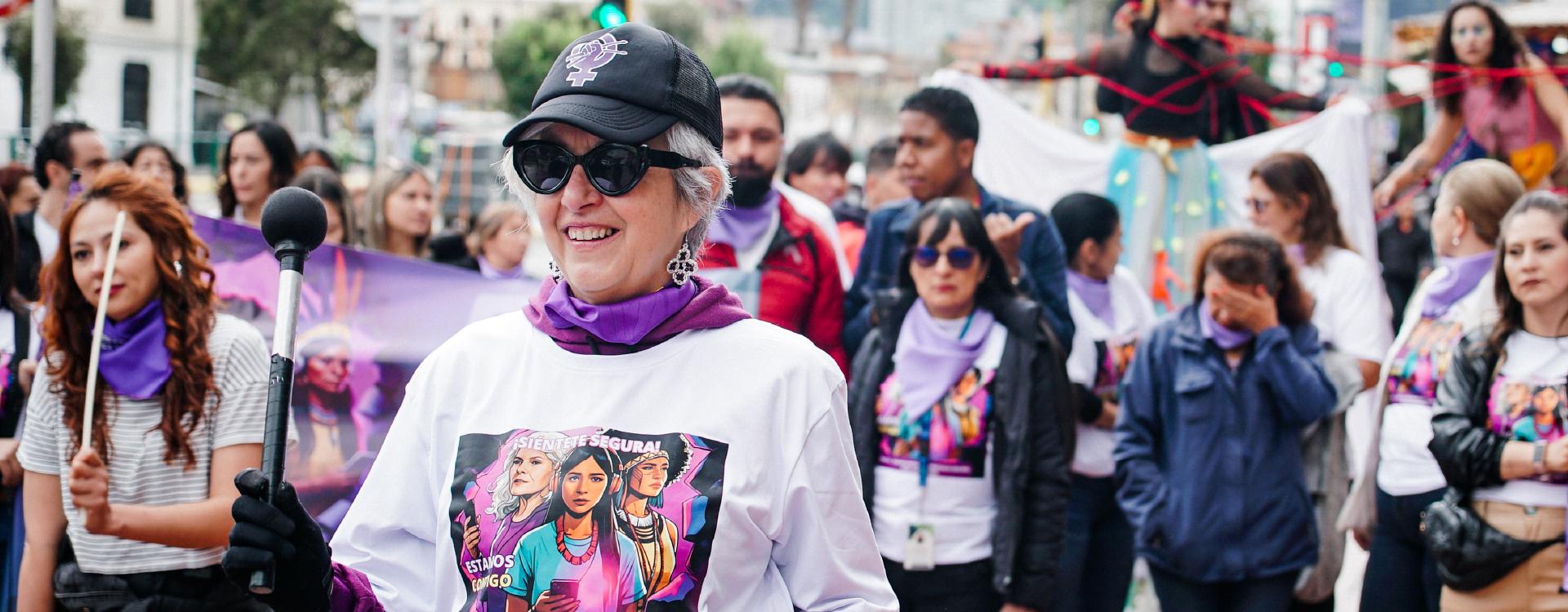 Mujer en Bogotá
