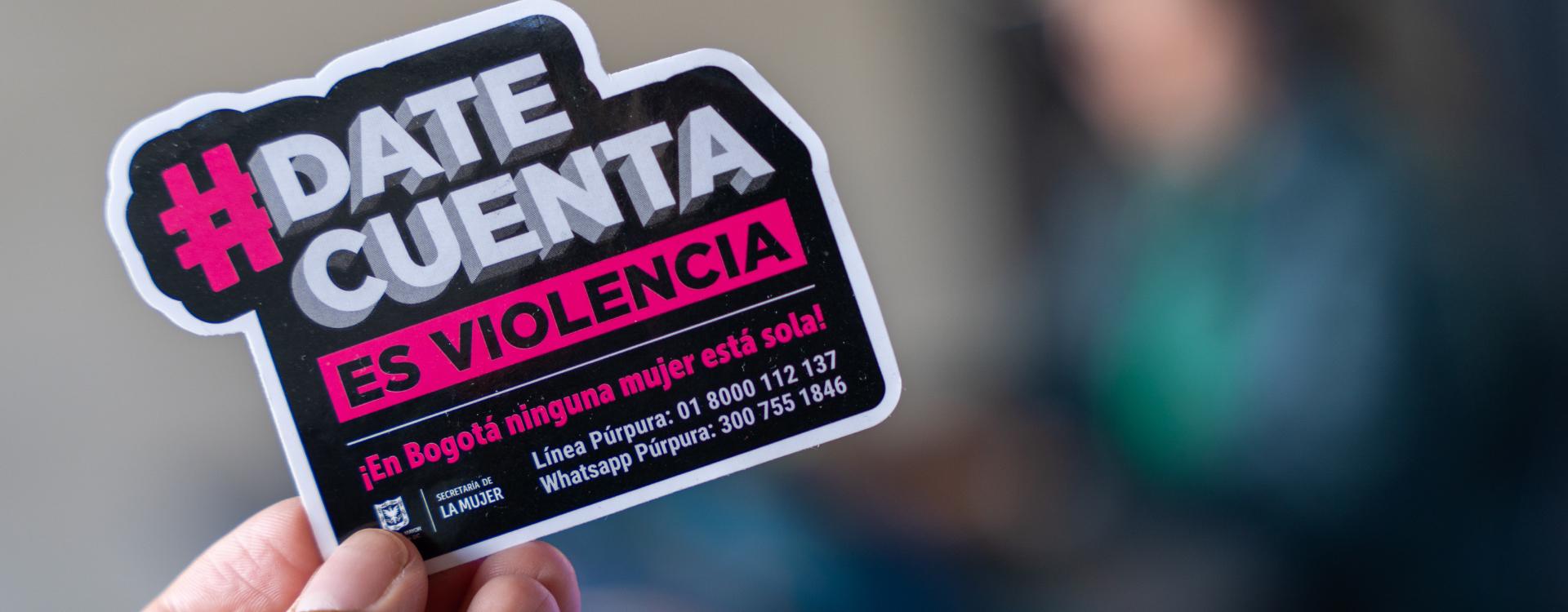 #DateCuenta, es violencia