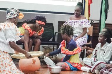 Mujeres palanqueras en Bogotá