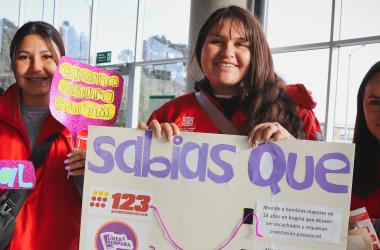Mujeres en transmilenio