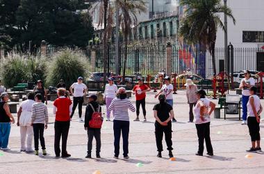 Mujeres en actividad en CIOM