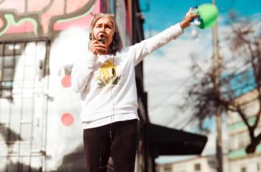 Mujer en Bogotá
