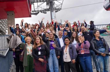 Asistentes al recorrido