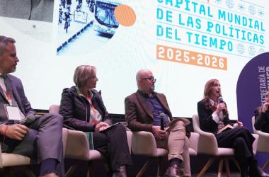Panelistas del foro internacional