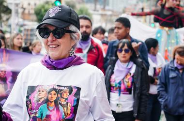 Mujer en Bogotá