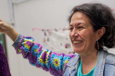 Mujer en Bogotá
