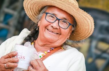 Mujer en Bogotá
