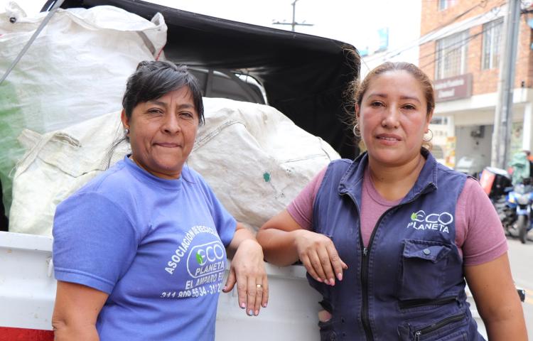 Mujeres recicladoras